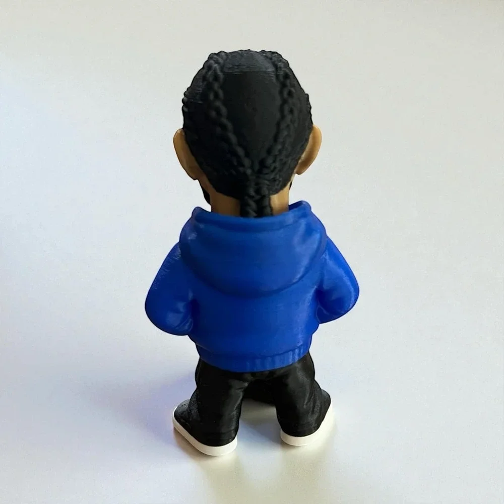 Mini Nipsey Hussle Hip-Hop Legend Figure – 4” 3D Printed Collectible